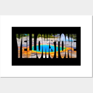 YELLOWSTONE - Grand Prismatic Spring - Wyoming USA Posters and Art